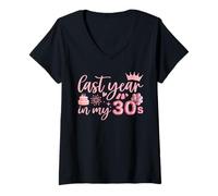 Femme L'année dernière, dans Mes 30 Ans, pour Les Femmes T-Shirt avec Col en V