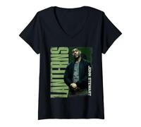 Femme Lanterns John Stewart Tall T-Shirt avec Col en V