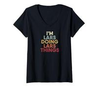 Femme Lars Name Lars Personalized Name First Given T-Shirt avec Col en V