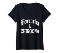 Femme Latina Power Statement Tee - Bold Latina Attitude Tee Latinx T-Shirt avec Col en V