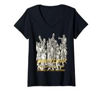 Femme Le 1er mai est Le Moment de Mettre Le Printemps dans la fête T-Shirt avec Col en V