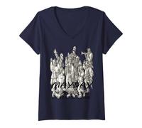 Femme Le 1er mai est Le Moment de Mettre Le Printemps dans la fête T-Shirt avec Col en V