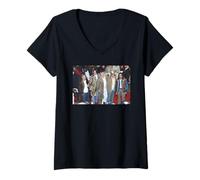Femme Le boys band Backstreet Boys aux MTV Awards 2000 T-Shirt avec Col en V