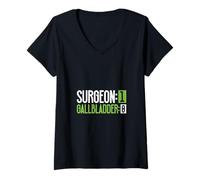 Femme Le Chirurgien gagne - la vésicule biliaire perd T-Shirt avec Col en V
