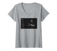 Femme Le dernier Concert de The Jam Paul Weller au Brighton Centre 1982 T-Shirt avec Col en V