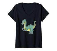 Femme Le Dinosaure est timide et Veut être Un T-Rex T-Shirt avec Col en V