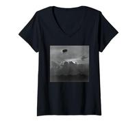 Femme Le Dirigible par Alfred Stieglitz T-Shirt avec Col en V