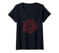 Femme Le Lapin Y2K des années 90 est confus sous la Queue étoilée T-Shirt avec Col en V