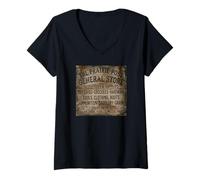 Femme Le Magasin général Prairie Post, dans Le Vieux-Ouest T-Shirt avec Col en V