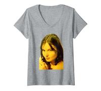 Femme Le Meurtre de Sophie Ellis-Bextor sur la Piste de Danse Andy Willsher T-Shirt avec Col en V