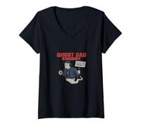 Femme Le père de Hamlet en détresse, Le fantôme de Shakespeare, Joue Un mème drôle T-Shirt avec Col en V