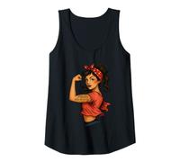 Femme Le Pilates a fait de moi une fille forte, art rétro, Rosie-Riveter Débardeur