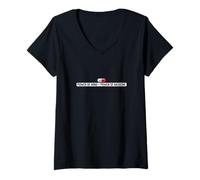 Femme Le Pouvoir de l'esprit Bat Les médicaments et Les Placebos T-Shirt avec Col en V
