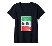 Femme Le Quartier de Hill - Saint-Louis en Italien T-Shirt avec Col en V