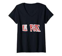 Femme Le Rif Nord du Maroc Nador Alhoceima Berkane Midar T-Shirt avec Col en V