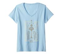 Femme Le Seigneur Des Anneaux Fantasy Art Mythique T-Shirt avec Col en V