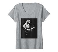 Femme Le Son de Paul Weller de The Jam Live affecte l'époque 1980 T-Shirt avec Col en V