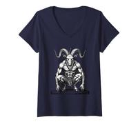 Femme Lechies, la gardienne des Secrets d'animaux oubliés T-Shirt avec Col en V