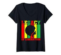 Femme Legacy of Liberation T-Shirt avec Col en V