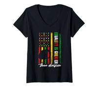 Femme L'égalité est Plus Grande Que la Division T-Shirt avec Col en V