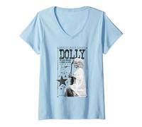 Femme Légende de la musique country Dolly Parton T-Shirt avec Col en V