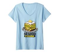 Femme Lemon Pound Cake Viral Meme Crime Scene So Good Its Illégal T-Shirt avec Col en V