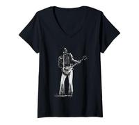 Femme Lenny Kravitz Live Let Love Rule 1990 Rock T-Shirt avec Col en V