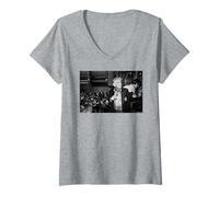 Femme Leonard Bernstein Boston Symphony Hall par Michael Grecco T-Shirt avec Col en V