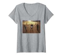 Femme Leonard Nimoy Star Trek Acteur Desert Scene Michael Grecco T-Shirt avec Col en V