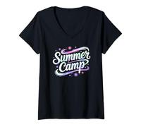 Femme L'équipe des directeurs du Tech Summer Camp accueille l'infirmière Cousin Vibes T-Shirt avec Col en V