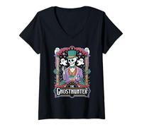 Femme Les Aventures de Ghosthunter : Ghost Adventures Halloween T-Shirt avec Col en V