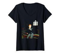 Femme Les Beaux rêves d'Annie Lennox Eurythmic en sont Faits (1983) T-Shirt avec Col en V