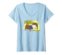 Femme Les draps Jaunes sont Vraiment soignés T-Shirt avec Col en V