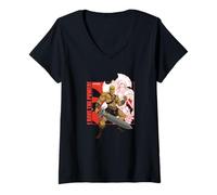 Femme Les Maîtres de l'univers - J'Ai Le Pouvoir T-Shirt avec Col en V
