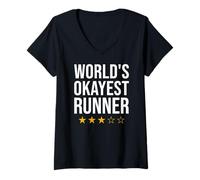 Femme Les marathoniens Les Plus gentils du Monde T-Shirt avec Col en V