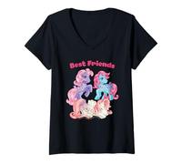 Femme Les Meilleurs Amis de Yum Yum Heart Throb Sweet Tooth T-Shirt avec Col en V