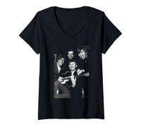Femme Les Ombres (Hank Marvin, époque Apache, 1968) T-Shirt avec Col en V