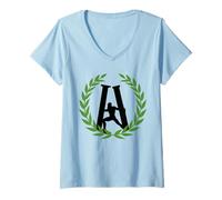Femme Les piliers d'Hercules T-Shirt avec Col en V