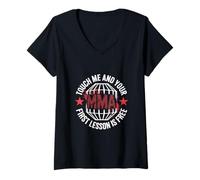Femme Les Plus drôles de MMA Citations Drôles MMA Memes MMA T-Shirt avec Col en V