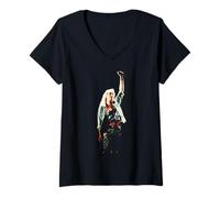 Femme Les Red Hot Chili Peppers d'Anthony Kiedis One Hot Minute Era T-Shirt avec Col en V
