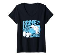 Femme Les Schtroumpfs Movie Home Sweet Schtroumpf T-Shirt avec Col en V