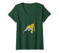 Femme Les Tigers coincés d'Imran Khan ESPÈRENT Que ce n'est Absolument Pas Le Pakistan PTI T-Shirt avec Col en V