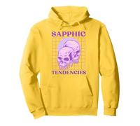 Femme Lesbian Subtle WLW LGBTQ Skull Drip Sapphic Tendencies Sweat à Capuche