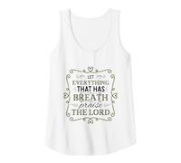 Femme Let Everything That Has Breath Praise The Lord Psaum 150:6 Débardeur