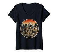 Femme L'évolution vers Le Bien-être dans Les Bains glacés Cold Plunge T-Shirt avec Col en V