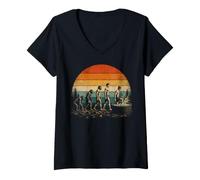 Femme L'évolution vers Le Bien-être dans Les Bains glacés Cold Plunge T-Shirt avec Col en V