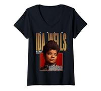 Femme L'héritage d'Ida B Wells, Leader Noire et militante T-Shirt avec Col en V