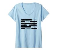 Femme L'honnêteté est soumise à Une autorisation appropriée Contre Le Gouvernement T-Shirt avec Col en V
