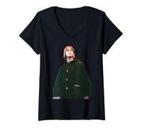 Femme Liam Gallagher Oasis Live Britpop au Loch Lomond 1996 T-Shirt avec Col en V