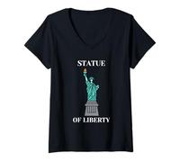 Femme Libéralisme de l'État de liberté T-Shirt avec Col en V